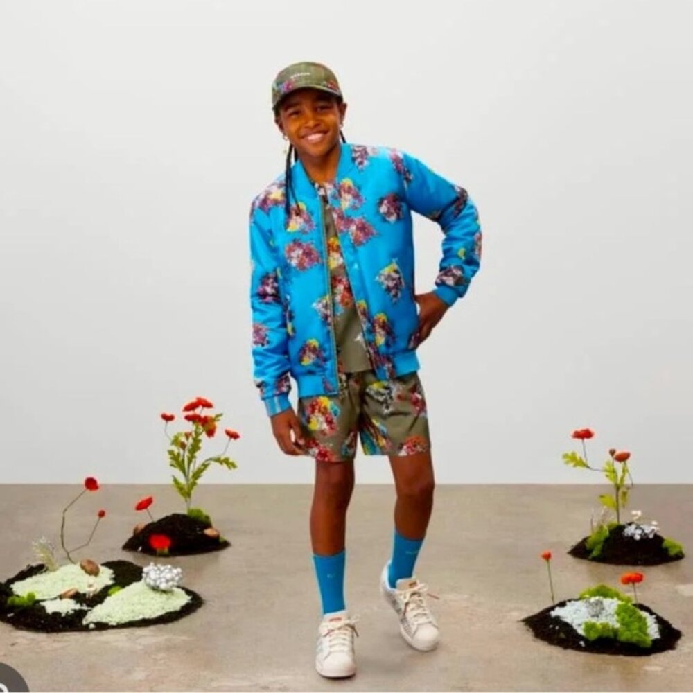 Kids ADIDAS x IVY PARK Ivytopia Satin Bomber Jacket(All Gender) Size 4-5T